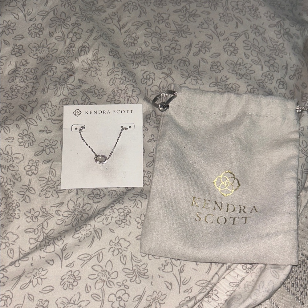 Kendra Scott Silver Jewelry Set with Pouch